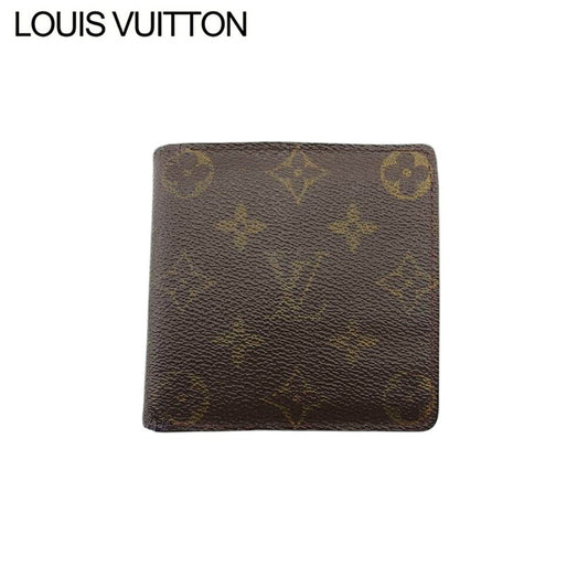 LOUIS VUITTON Bifold Wallet M61665 Brown beige Porte Billets Cartes Crdit Monet