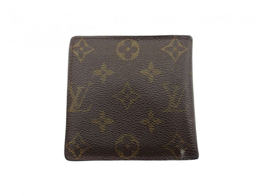 LOUIS VUITTON Bifold Wallet M61665 Brown beige Porte Billets Cartes Crdit Monet