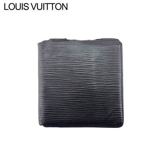 LOUIS VUITTON Bill Compartment M63312 black Porte Billets6Cartes Crdit