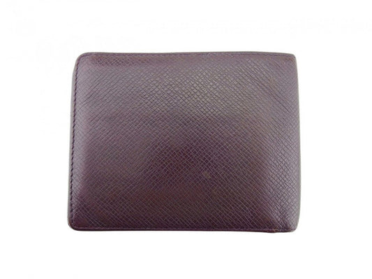 LOUIS VUITTON Bill Compartment M30486 Brown purple Porte Billets6Cartes Crdit