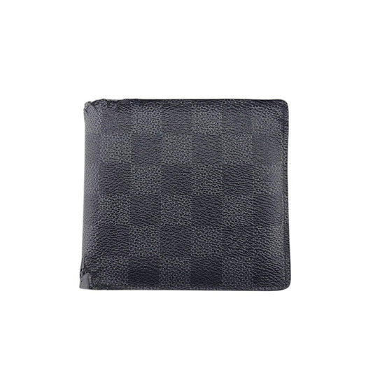 LOUIS VUITTON Bifold Wallet N62664 Black Grey PortefeuilleMarco