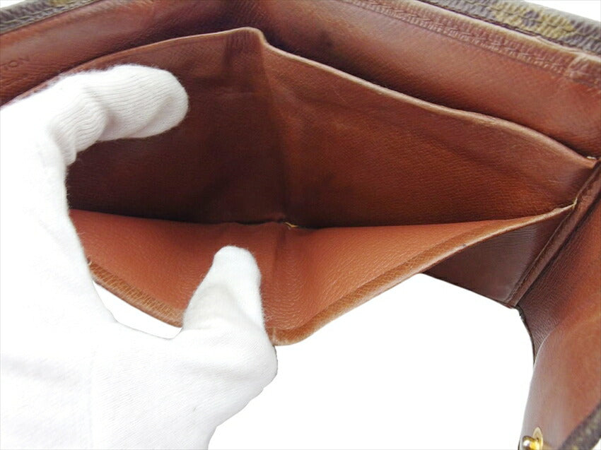 LOUIS VUITTON Bifold Wallet M61660 Brown Portonebi (old type)