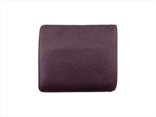 LOUIS VUITTON Bill Compartment Acajou Brown Purple Porte BilletsCartes Crdit