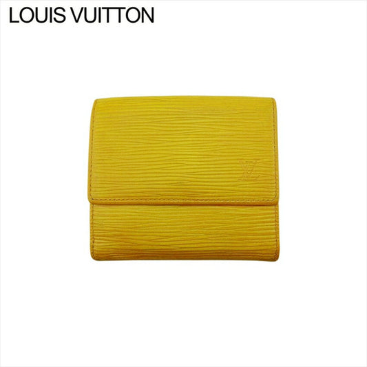 LOUIS VUITTON Bifold Wallet M63489 yellow /Porte Monnaie Billets Cartes Credit