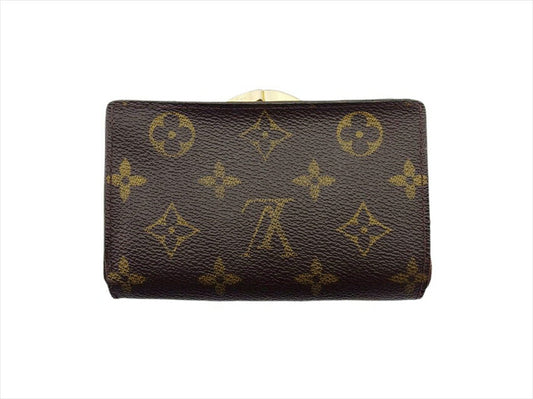 LOUIS VUITTON Bifold Wallet M61663 Brown Portonevie Vienova