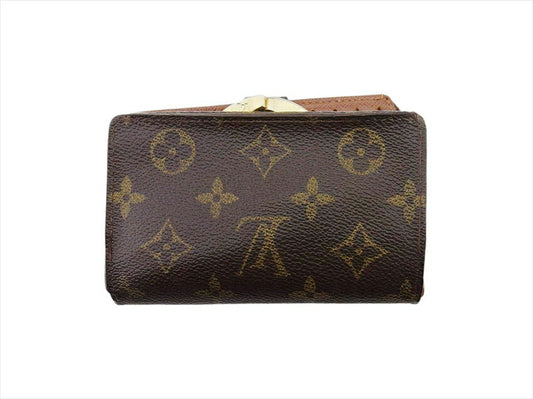 LOUIS VUITTON Bifold Wallet M61663 Brown Portonevie Vienova