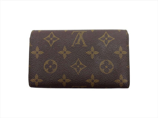 LOUIS VUITTON Long Wallet Purse M61736 Brown Portefeuille Tresor