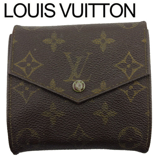LOUIS VUITTON Bifold Wallet M61660 Brown beige Portonebi (old type)