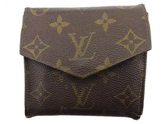 LOUIS VUITTON Bifold Wallet M61660 Brown beige Portonebi (old type)
