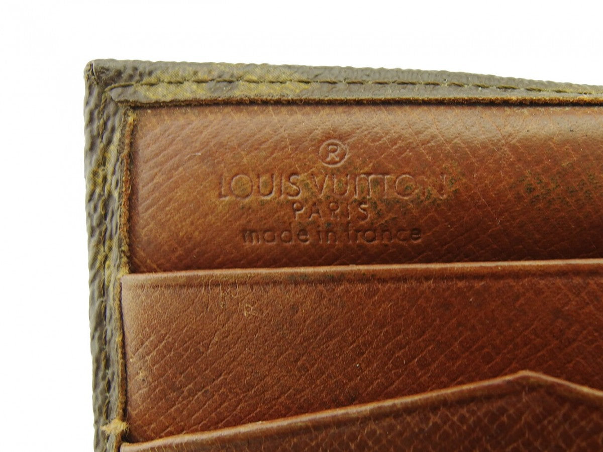 LOUIS VUITTON Bifold Wallet M61660 Brown beige Portonebi (old type)