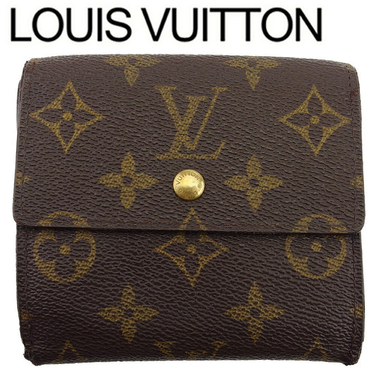 LOUIS VUITTON Bifold Wallet M61652 Brown beige gold Porte Monnaie Billets Cartes Credit