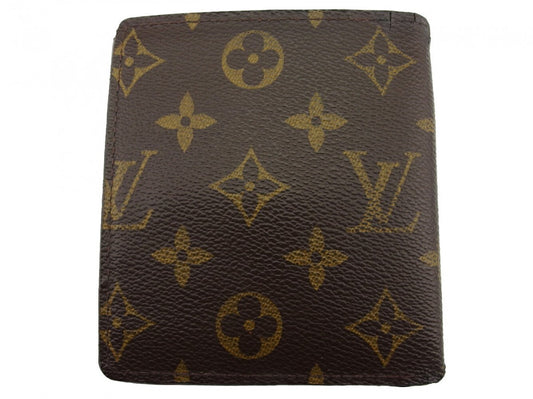 LOUIS VUITTON Bill Compartment M60883 Brown beige Porte Billets10Cartes Crdit