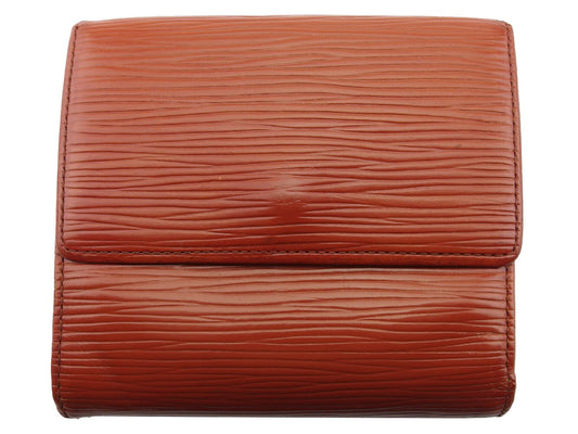 LOUIS VUITTON Bifold Wallet M63483 Brown Porte Monnaie Billets Cartes Credit