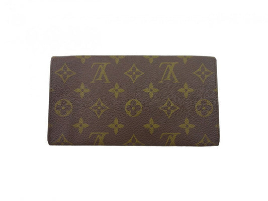 LOUIS VUITTON Bill Compartment Brown beige