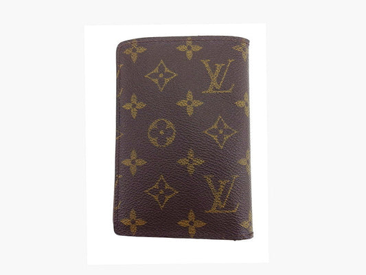 LOUIS VUITTON Bifold Wallet M61619 Brown beige Porte Billets Identity
