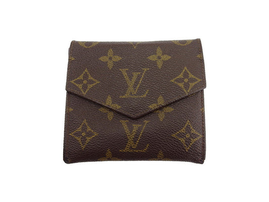 LOUIS VUITTON Bifold Wallet M61660 Brown beige Portonebi (old type)