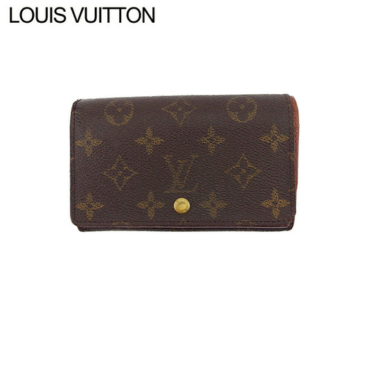 LOUIS VUITTON Long Wallet Purse M61730 Brown beige gold Portonebi Tresol