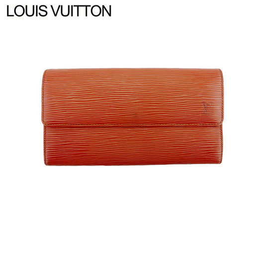 LOUIS VUITTON Long Wallet Purse M63573 Brown gold Pochette Porto Monécredi