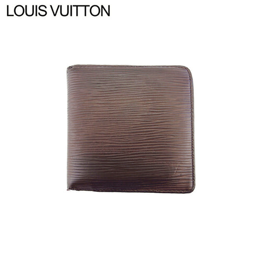 LOUIS VUITTON Bifold Wallet M6354D Brown Porte Billets Cartes Crdit Monet