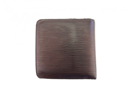 LOUIS VUITTON Bifold Wallet M6354D Brown Porte Billets Cartes Crdit Monet