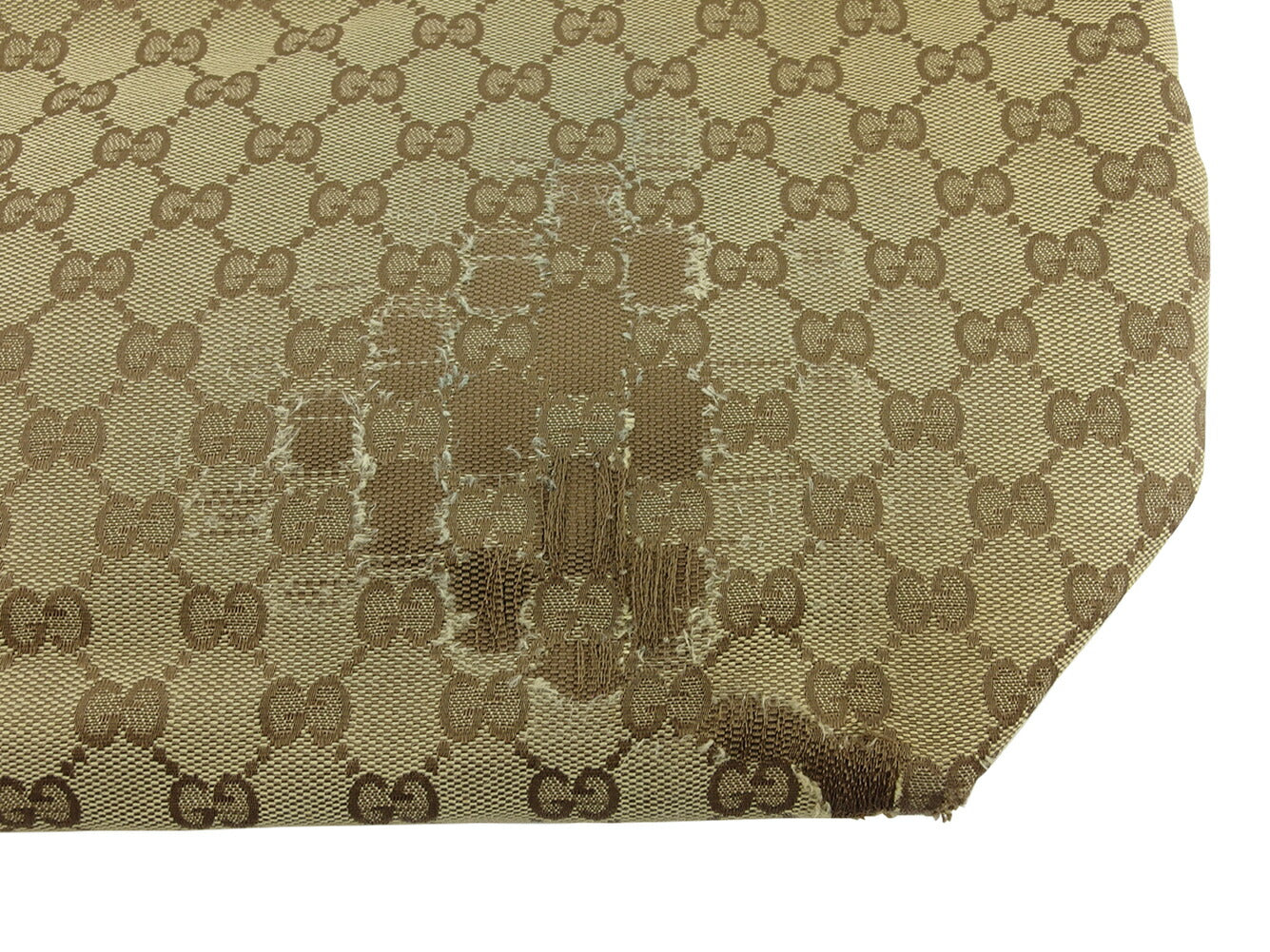 GUCCI Tote Bag Beige brown gold