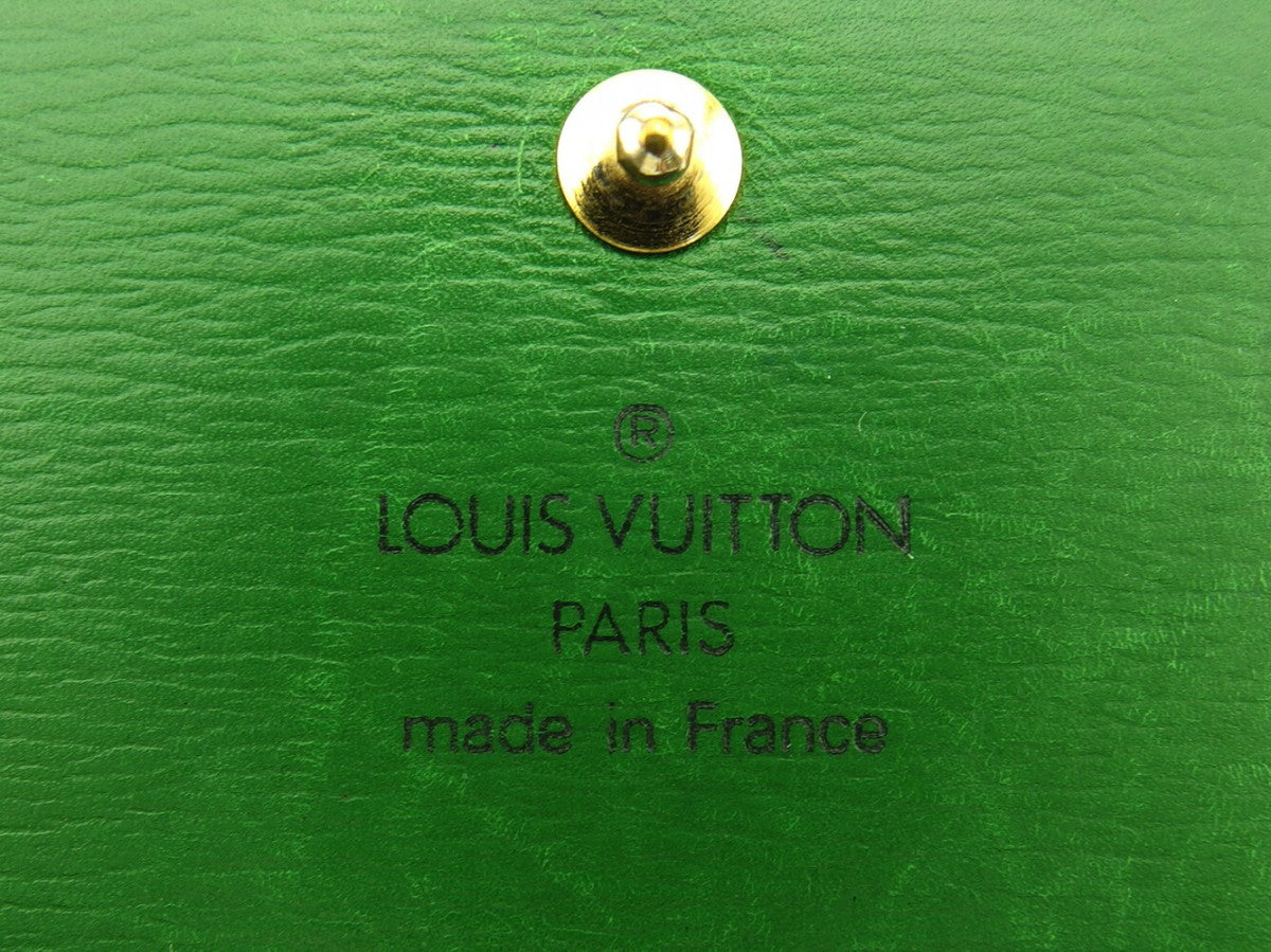 LOUIS VUITTON Long Wallet Purse M63574 green Pochette Porto Monécredi