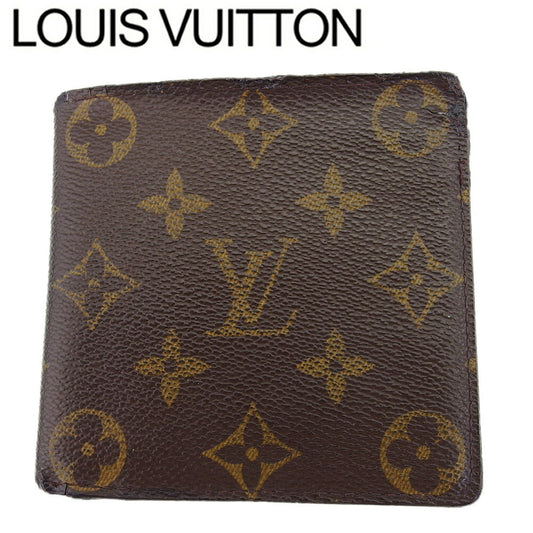 LOUIS VUITTON Bifold Wallet M61665 Brown beige Porte Billets Cartes Crdit Monet