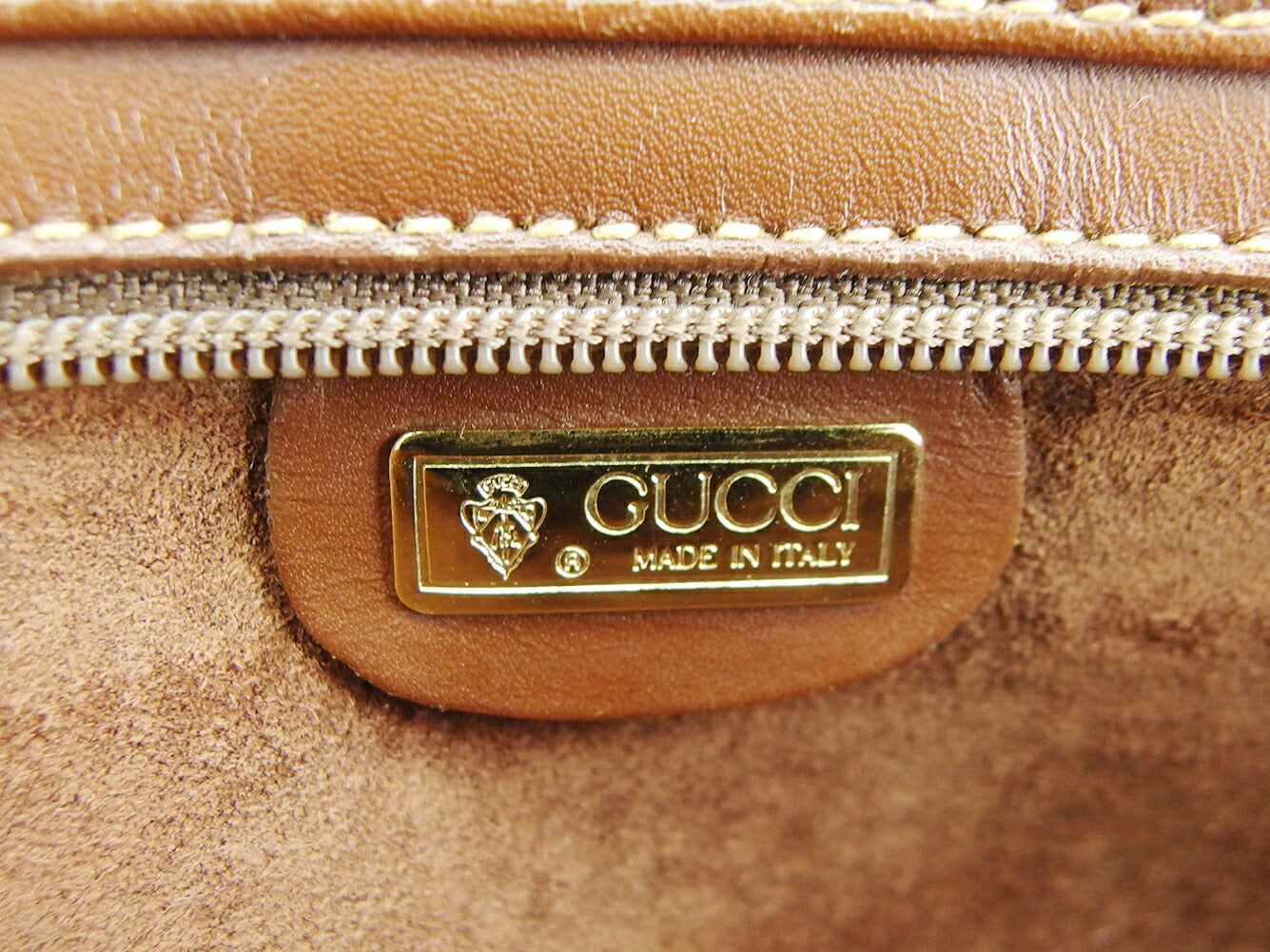 GUCCI Clutch bag Brown Old Gucci