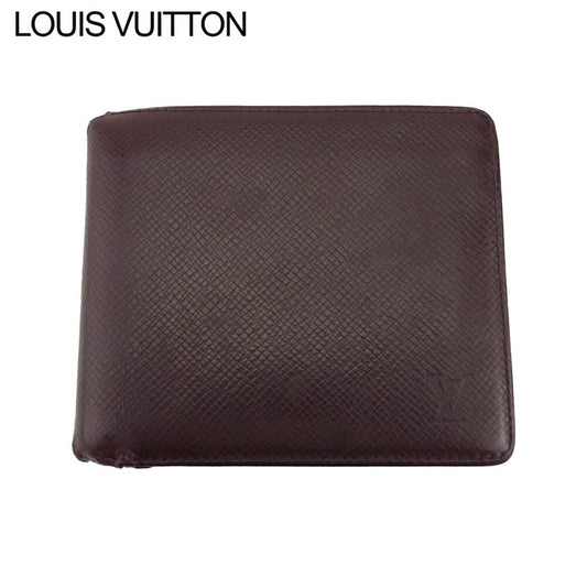 LOUIS VUITTON Bill Compartment Purple brown Porte BilletsCartes Crdit