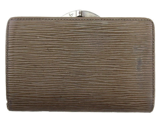 LOUIS VUITTON Bifold Wallet M6324D Brown Gray Portonevie Vienova