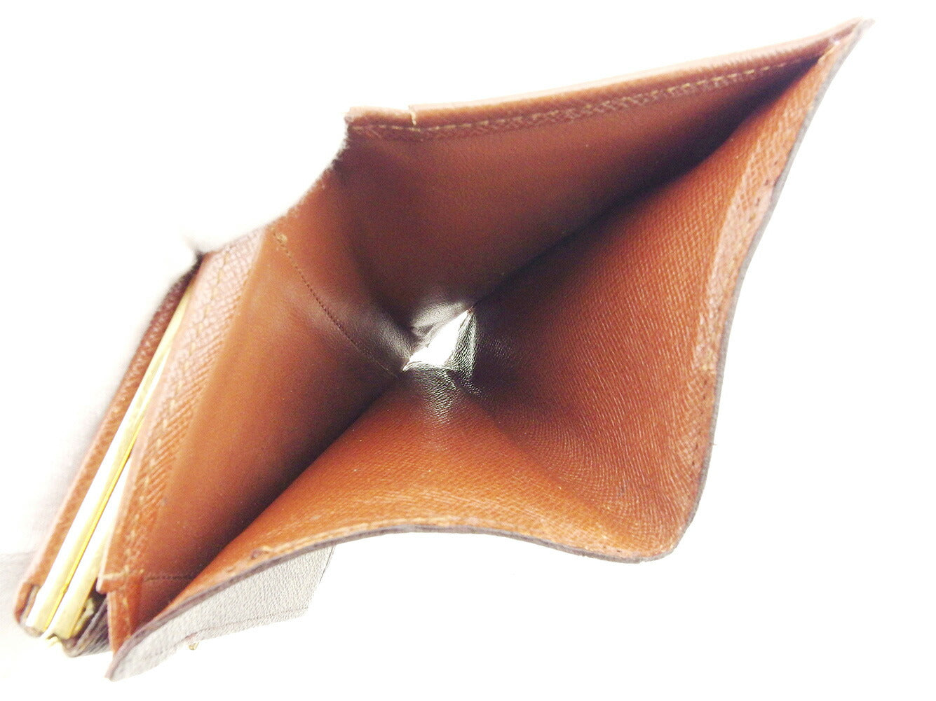 LOUIS VUITTON Bifold Wallet M61663 Brown beige gold Portonevie Vienova