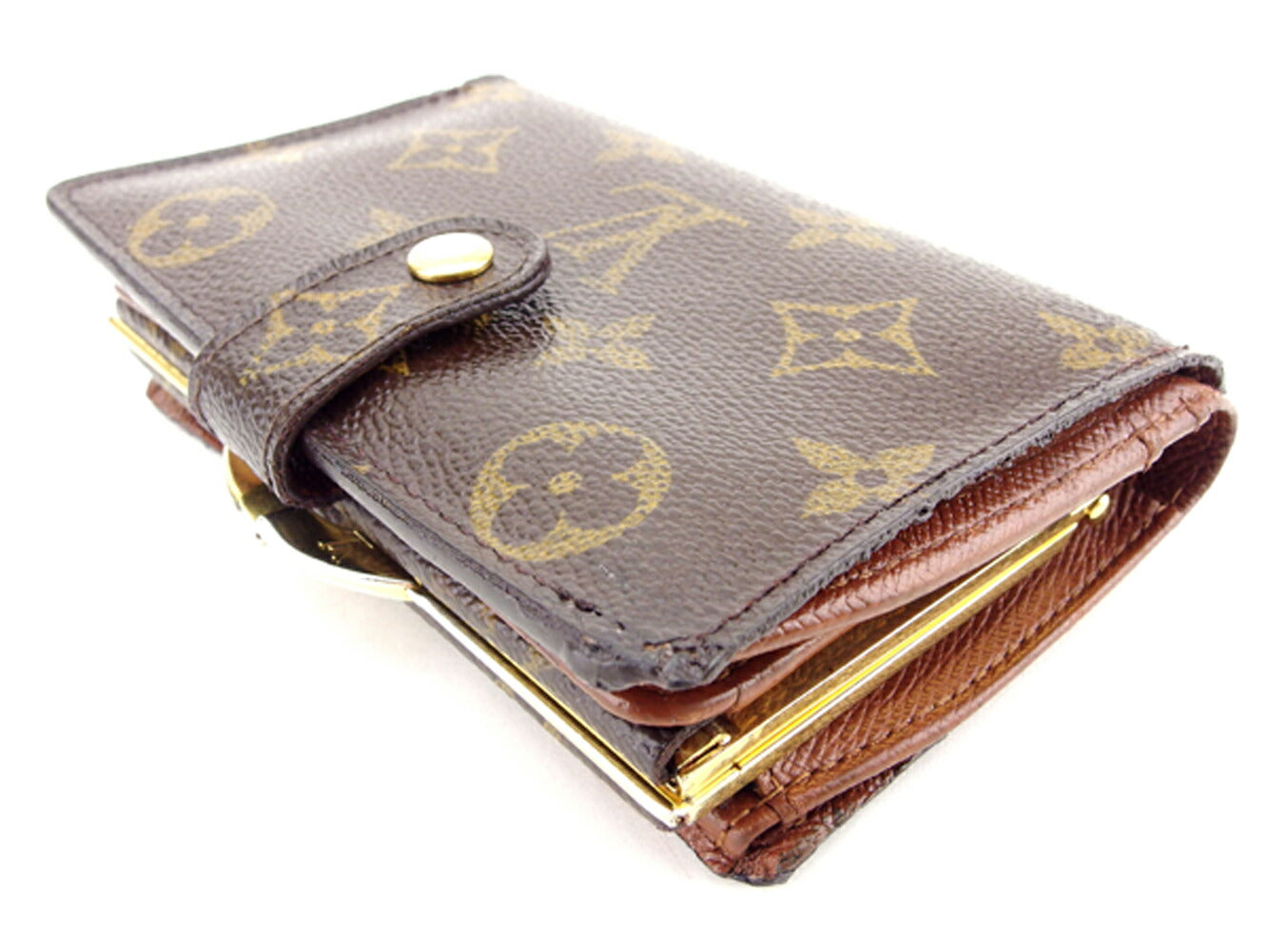 LOUIS VUITTON Bifold Wallet M61663 Brown Portonevie Vienova