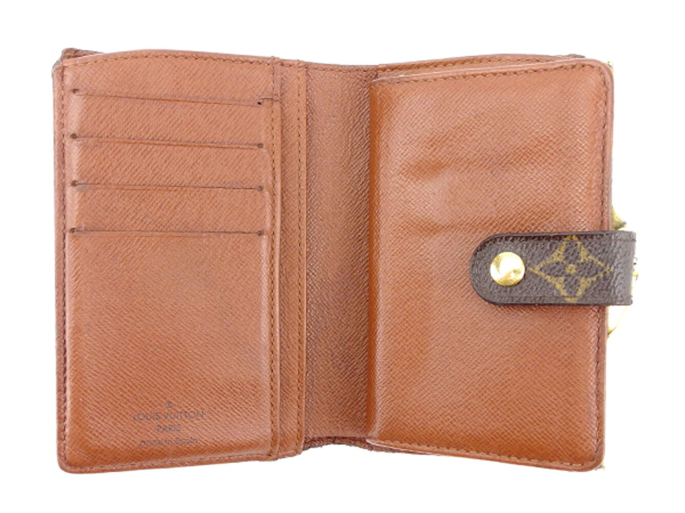 LOUIS VUITTON Bifold Wallet M61663 Brown Portonevie Vienova