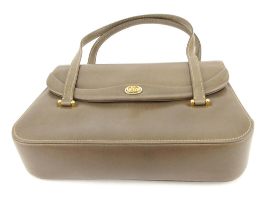 GUCCI Handbag Brown Gold Silver Old Gucci