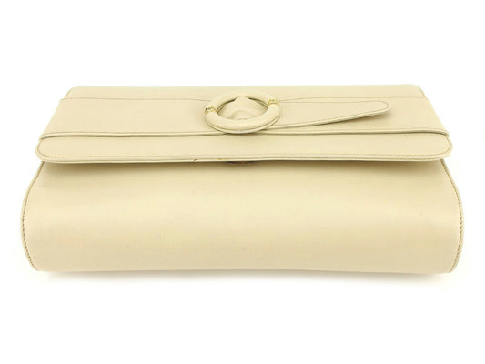 GUCCI Clutch bag Beige gold Old Gucci