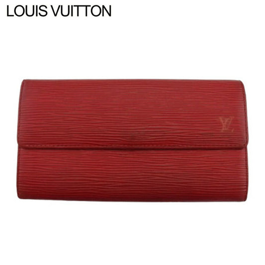 LOUIS VUITTON Long Wallet Purse M60316 Red