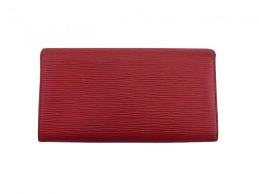 LOUIS VUITTON Long Wallet Purse M60316 Red
