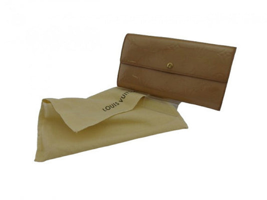LOUIS VUITTON Long Wallet Purse M91522 Rose flantern Portefeuille Sara