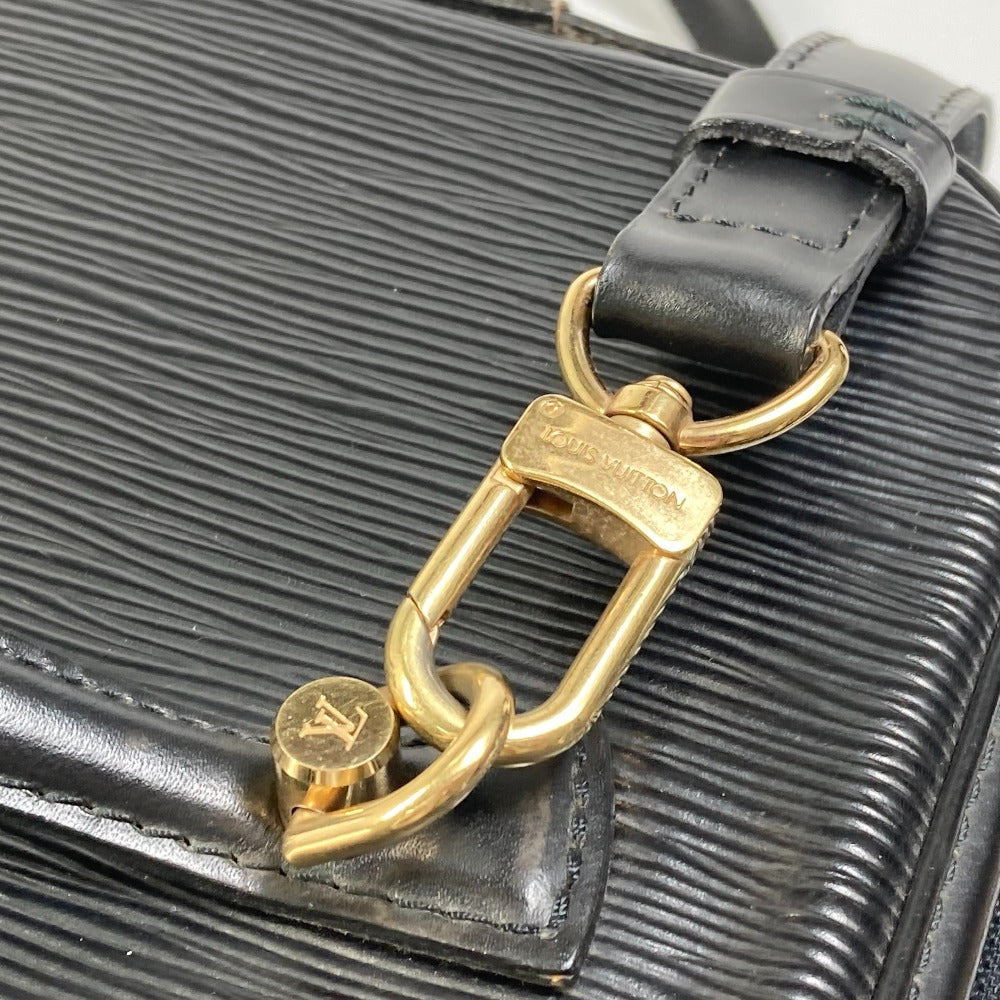 LOUIS VUITTON Shoulder Bag M48012 Epi Leather black Epi Nice Women Used Authentic