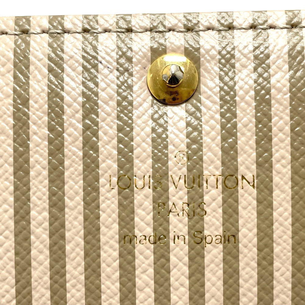 LOUIS VUITTON Long Wallet Purse N63179 Damier canvas Brown Damier Portefeuille Sarah Women Used Authentic
