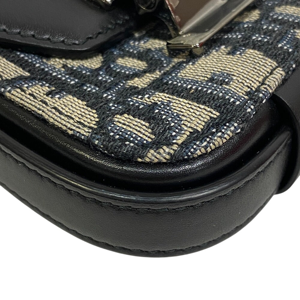Dior Shoulder Bag Canvas, Leather black dior lock Oblique