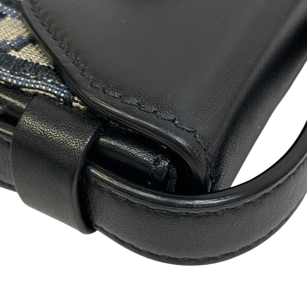 Dior Shoulder Bag Canvas, Leather black dior lock Oblique