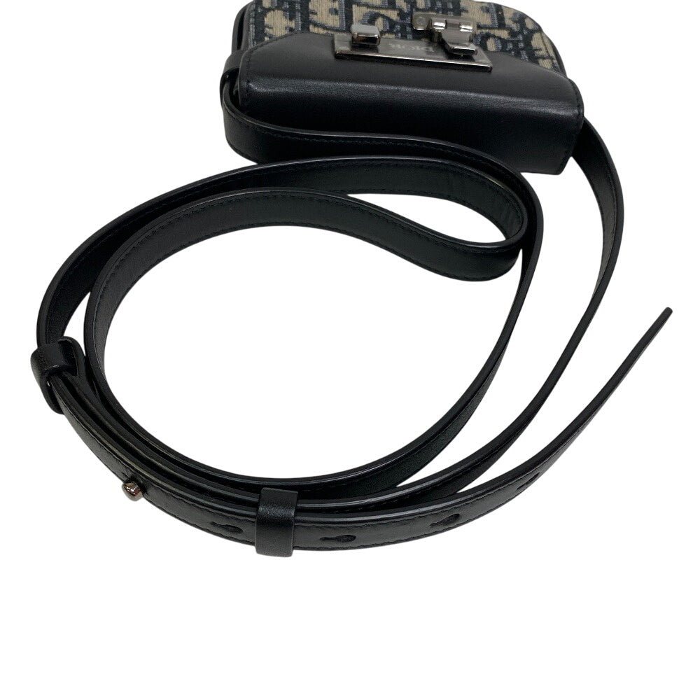 Dior Shoulder Bag Canvas, Leather black dior lock Oblique
