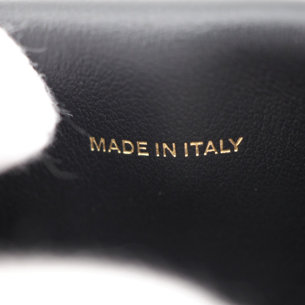 BURBERRY Coin case leather black Monogram Monogram mens(Unisex) Used Authentic