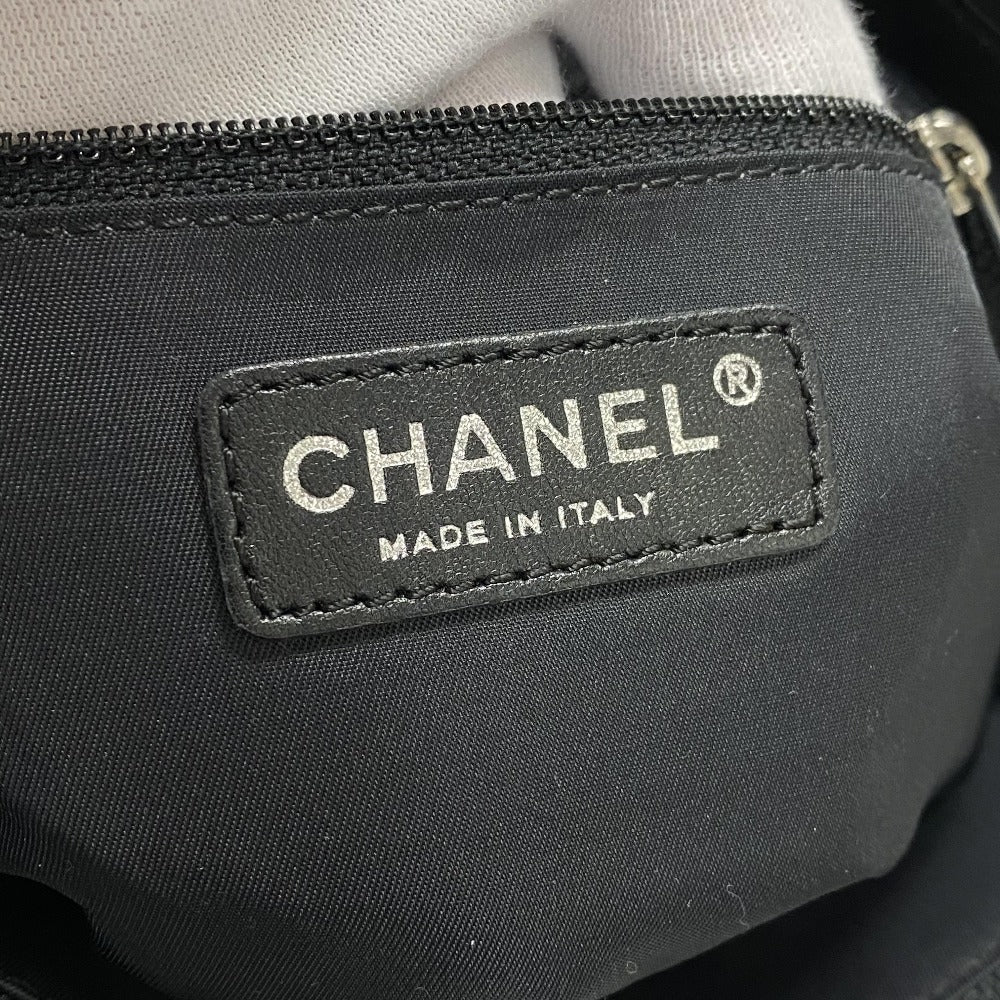 CHANEL Handbag PVC, Leather black Matrasse Paris Biarritz PM