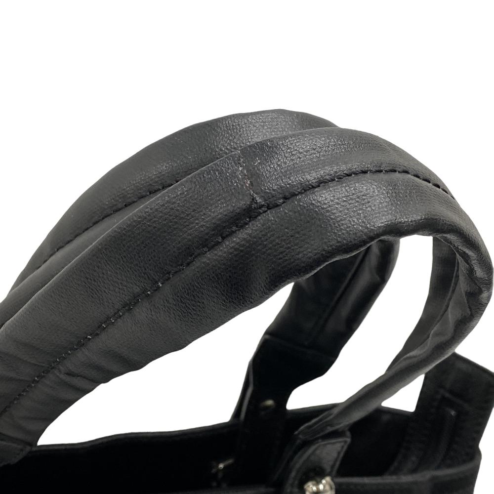 CHANEL Handbag PVC, Leather black Matrasse Paris Biarritz PM
