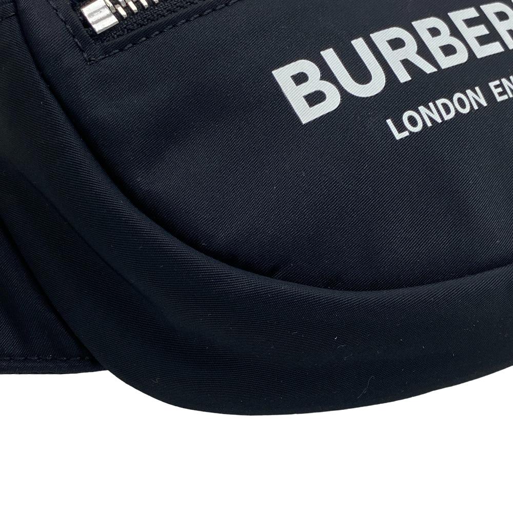 BURBERRY Sling bag Nylon black logo mens(Unisex) Used Authentic