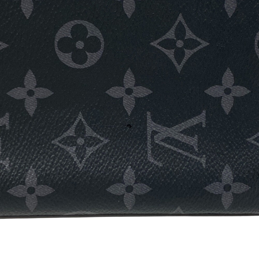 LOUIS VUITTON Briefcase GI0273 leather black Documents case Monogram Eclipse Portodocument Frank GM mens Used Authentic