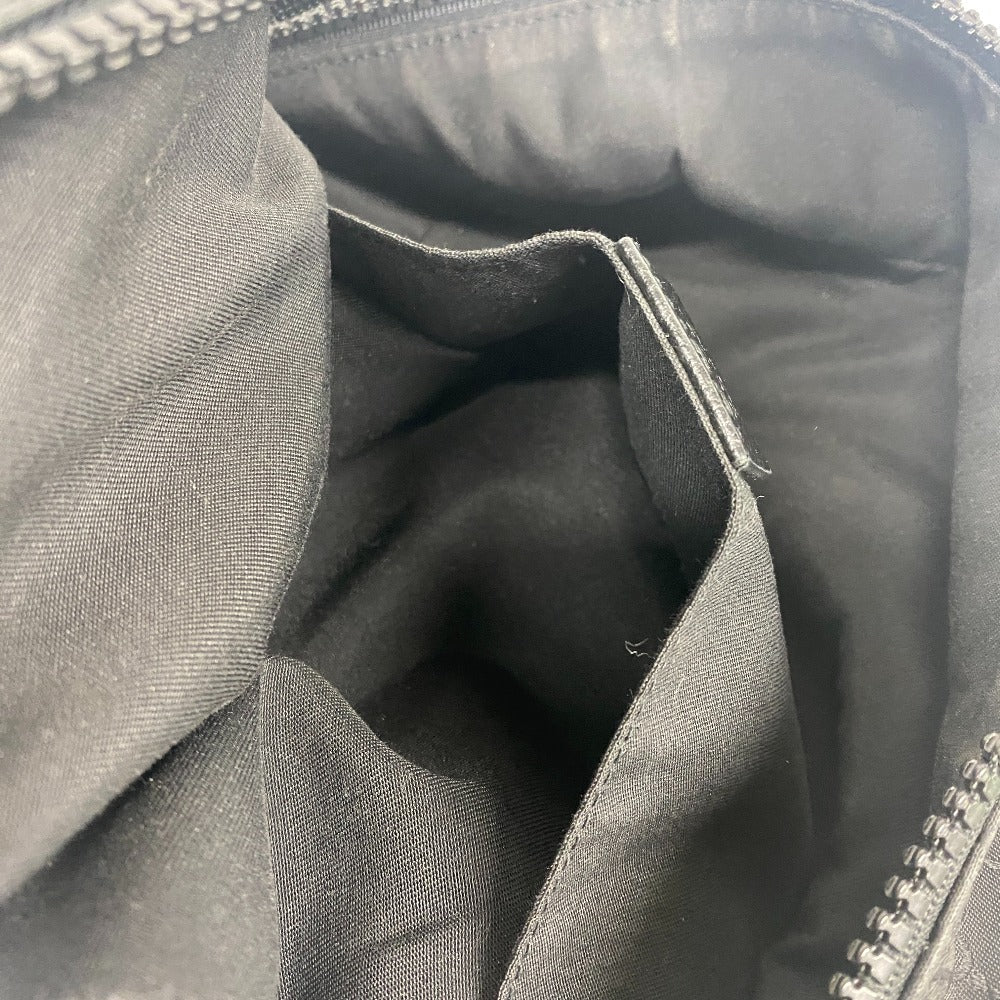 GUCCI Sling bag Nylon, Leather black GG nylon unisex(Unisex) Used Authentic