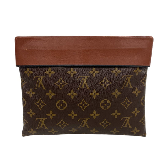 LOUIS VUITTON Pochette M64035 Monogram, Leather Brown Monogram Pochette Tuileries unisex(Unisex) Used Authentic